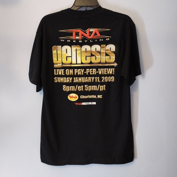 RARE Wrestling Tee - Mick Foley T-SHIRT Soft 100% Cotton TNA Wrestling 2009 NWOT - Picture 3 of 6